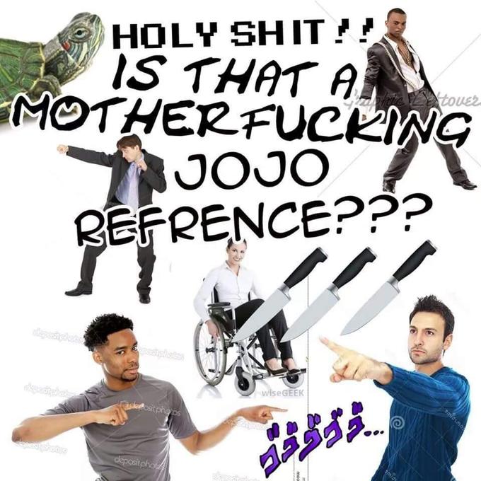 Is This a JoJo Reference?