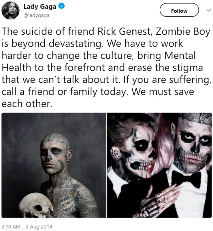 Zombie Boy умер