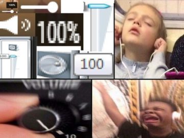 Мем громкость 100%