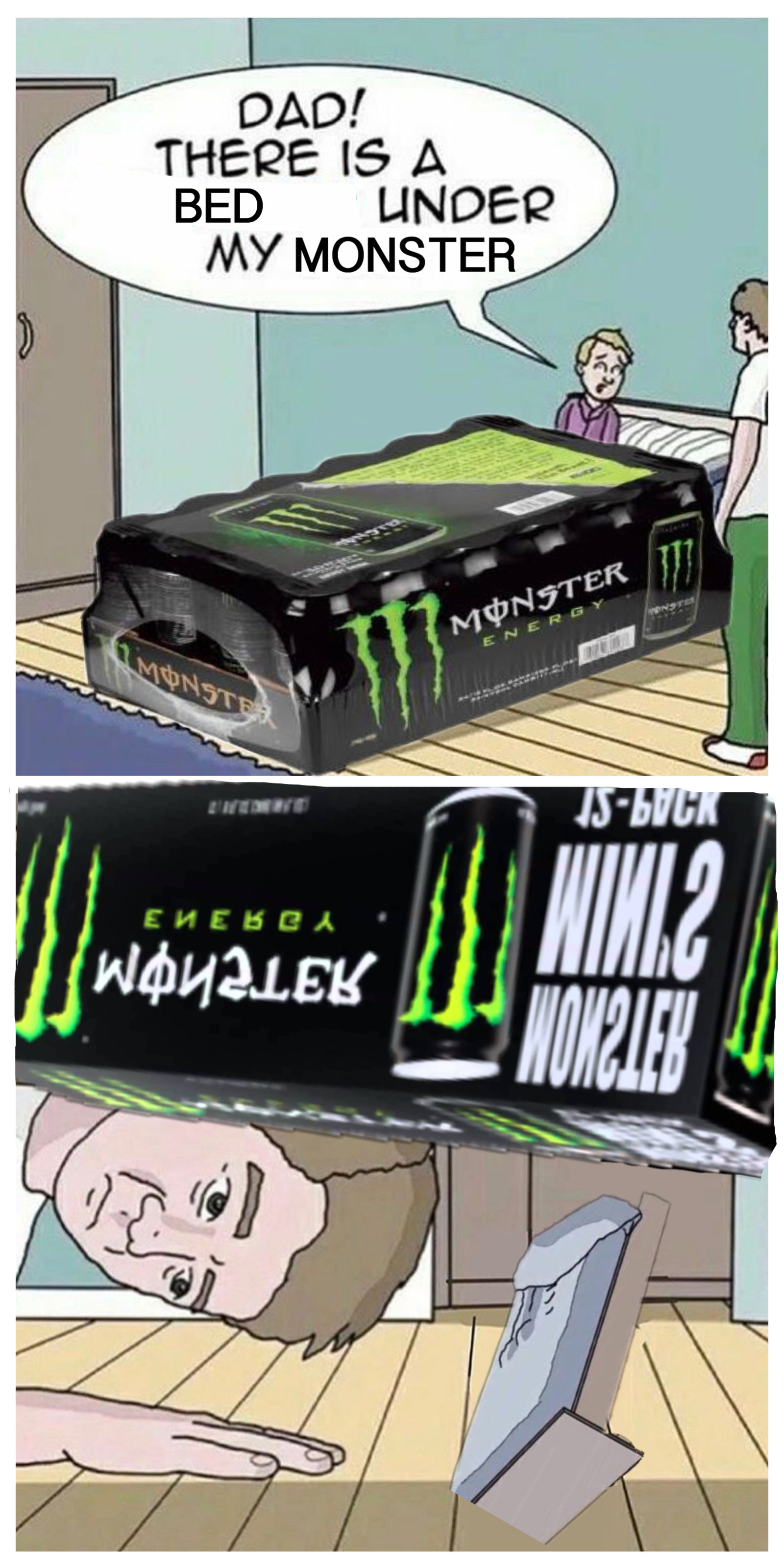 bed under my monster