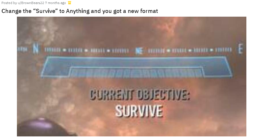 Current Objective: Survive