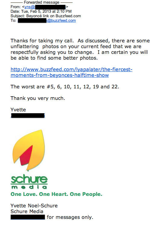 buzzfeed letter beyonce