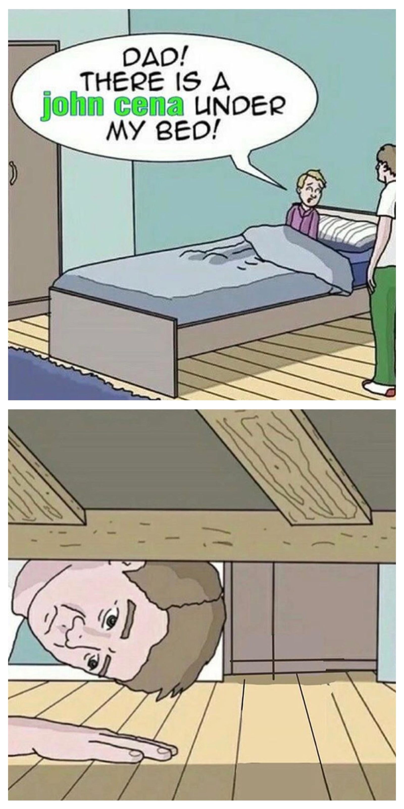 can't see