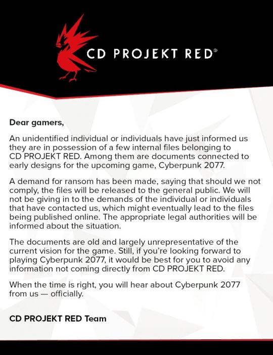 cd project red letter