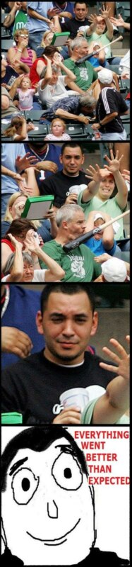 Everything Went Better Than Expected baseball
