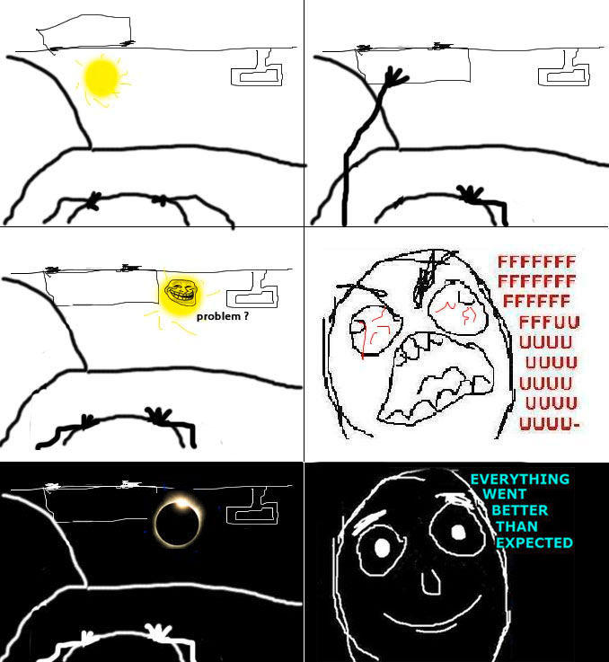 Everything Went Better Than Expected sun
