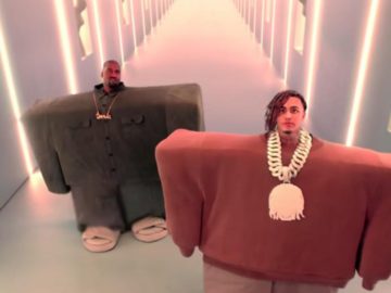 Квадратные Lil Pump и Канье Уэст