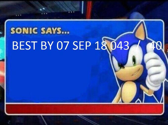 Best By 07 SEP 18 043 / 40