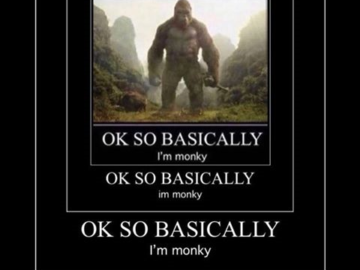 Ok So Basically I'm Monky