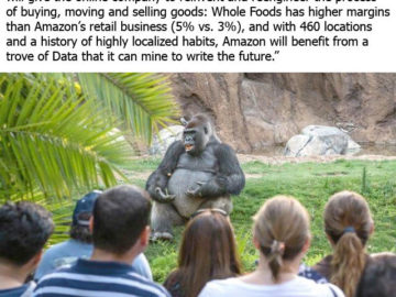 Мысли о сделке Amazon и Whole Foods