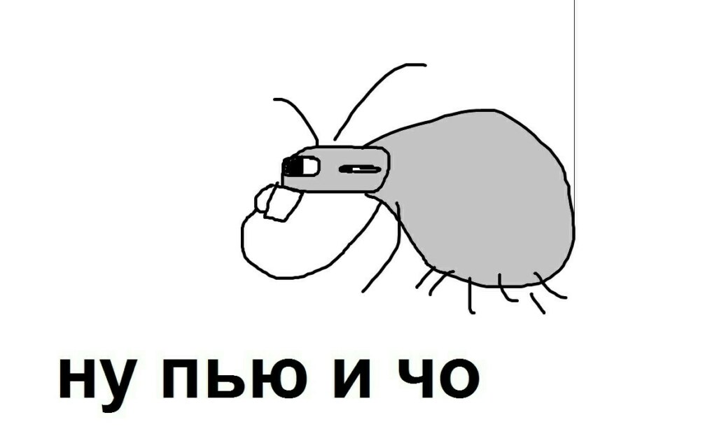 паук пьет говно