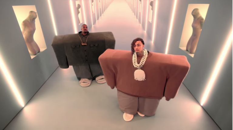 Квадратные Lil Pump и Канье Уэст
