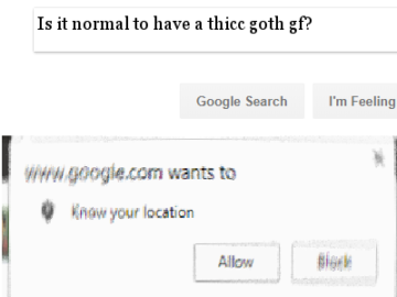 Thicc goth gf