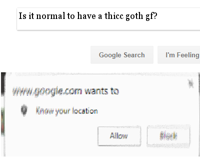 Thicc goth gf