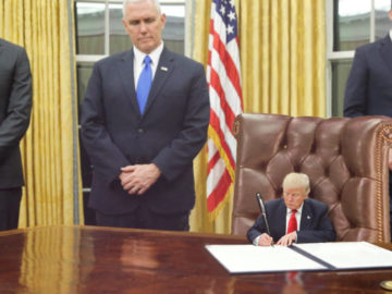 Tiny Trump Huge Pen