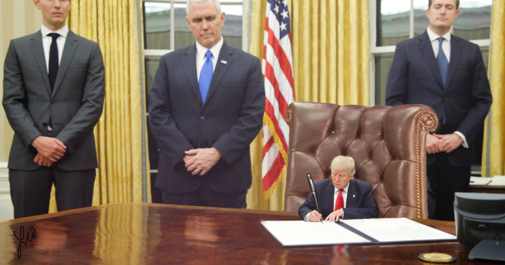 Tiny Trump Huge Pen