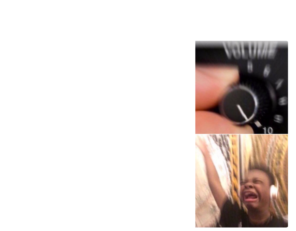 Turn Up the Volume Template