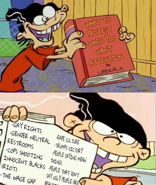 what to protest by liberals