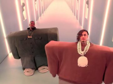 Квадратные Lil Pump и Канье Уэст