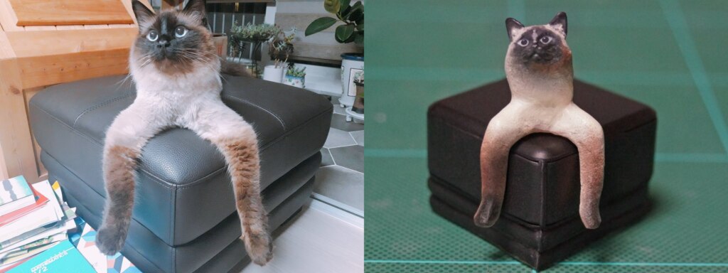 Скульптуры странных котов Скульптуры странных котов