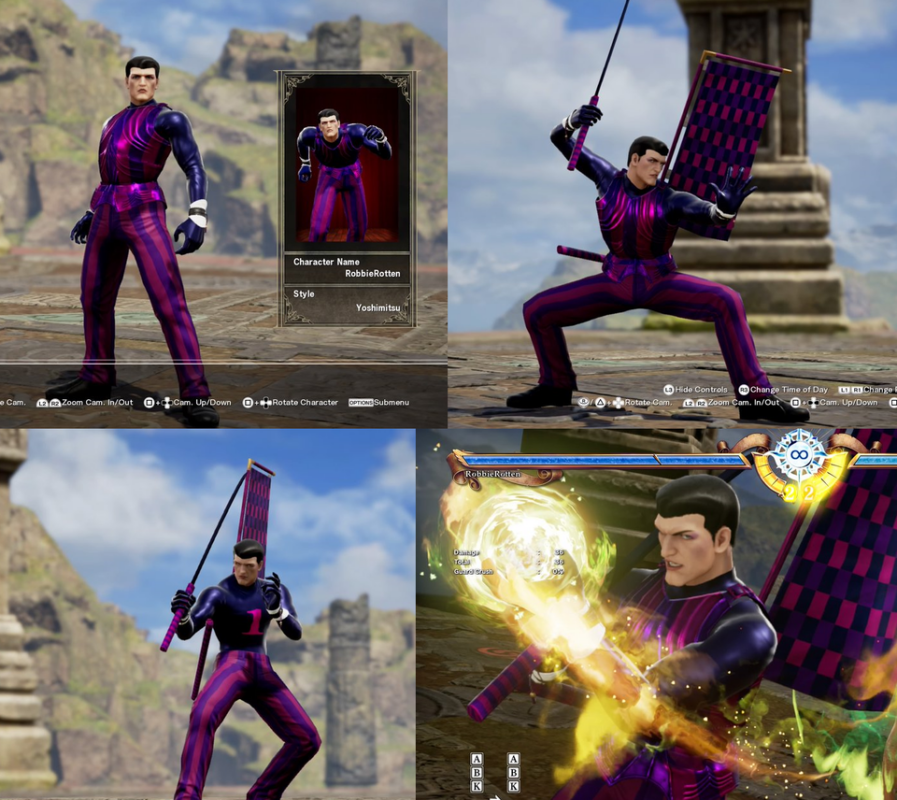 Созданные игроками персонажи Soul Calibur