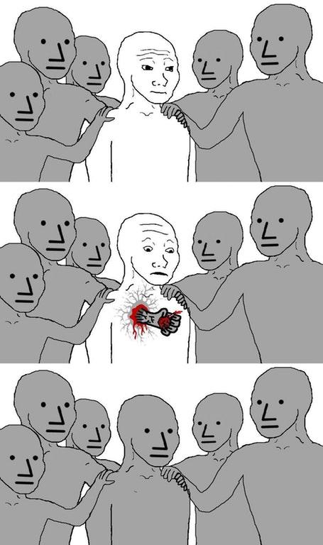 NPC Wojak NPC Wojak