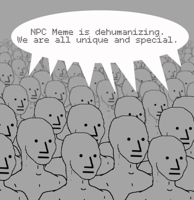 NPC Wojak NPC Wojak