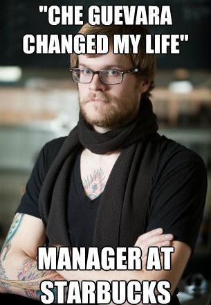 Che changed my life hipster barista
