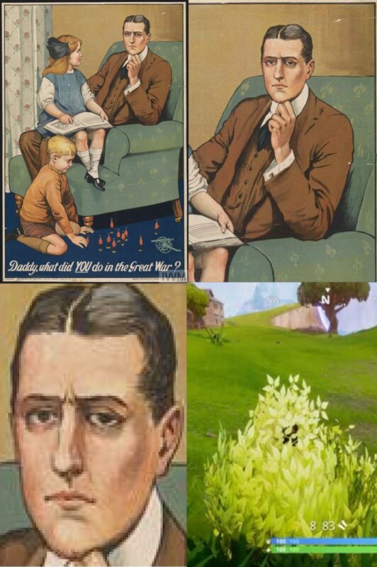 Daddy, What Did You Do In the Great War - Hiding