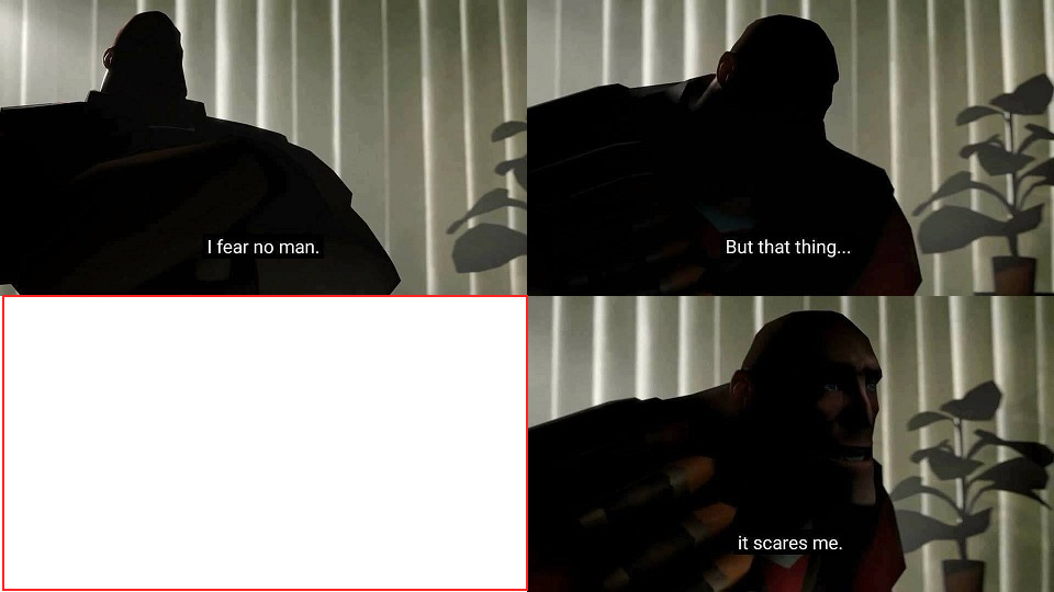 I Fear No Man template