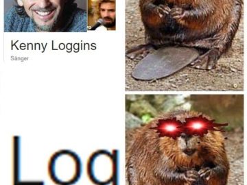 Бобёр и бревно