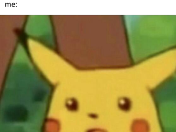 Удивлённый Пикачу