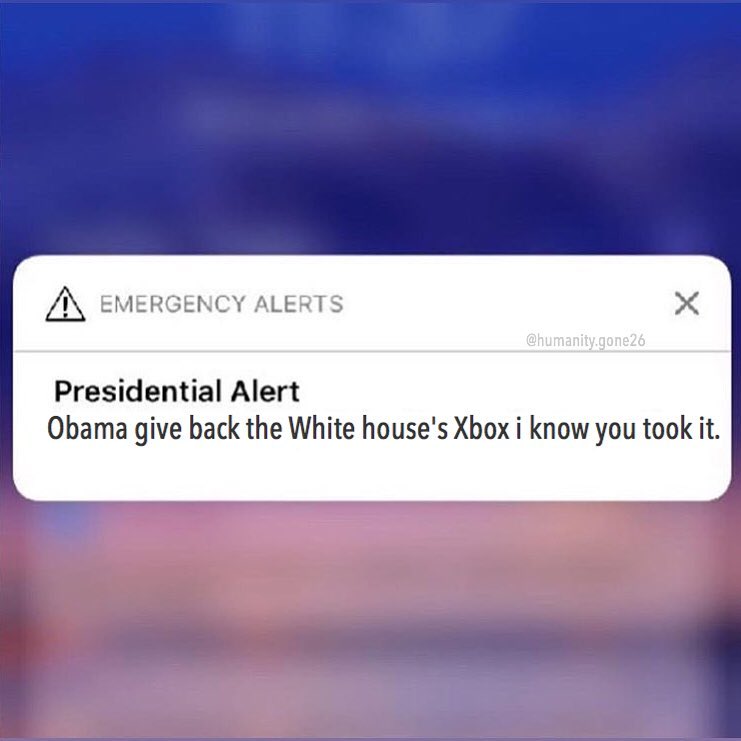 Президентское оповещение Дональда Трампа