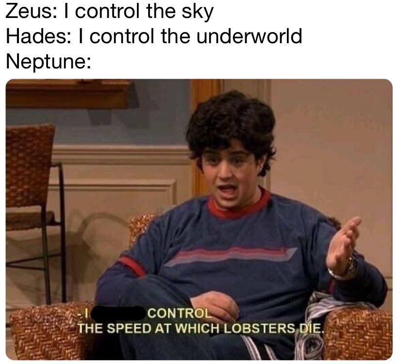 I Do Not Control the Speed at Which Lobsters Die