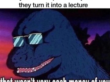 That wasn't very cash money of you