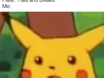 Удивлённый Пикачу