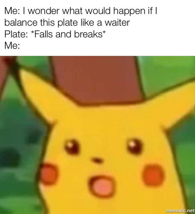 Удивлённый Пикачу