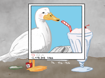 Типичная Milkshake Duck