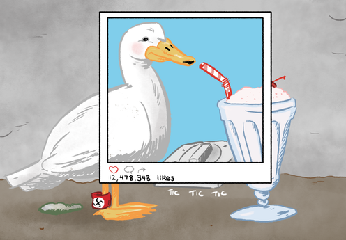 Типичная Milkshake Duck