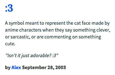 Urban Dictionary :3