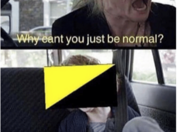 Why Can't You Just Be Normal - Ancap