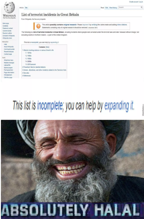 You Can Help By Expanding It - List of terrorist incidents in Great Britain