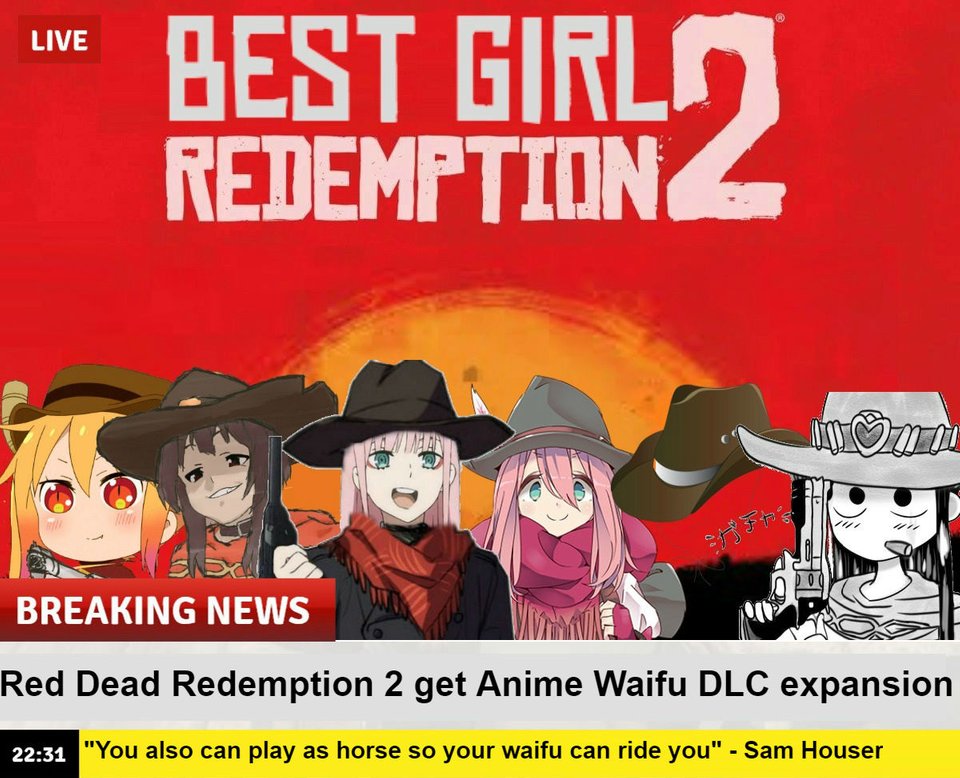 Мемы про Red Dead Redemption 2