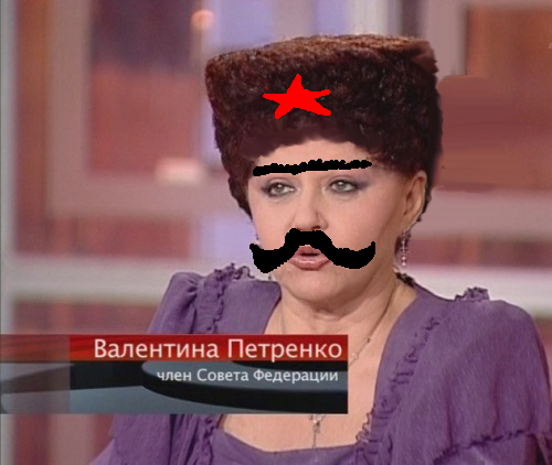 Валентина Петренко и ее прическа
