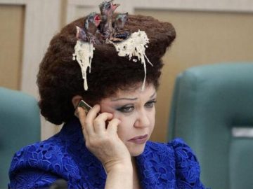 Валентина Петренко и ее прическа
