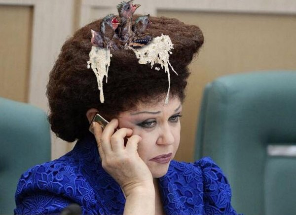 Валентина Петренко и ее прическа