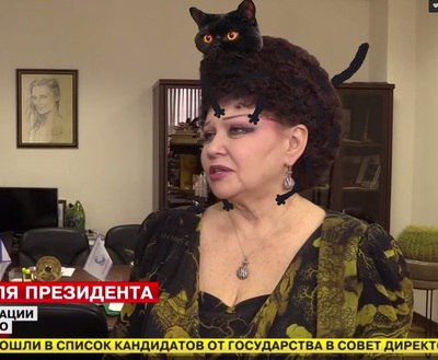 Валентина Петренко и ее прическа
