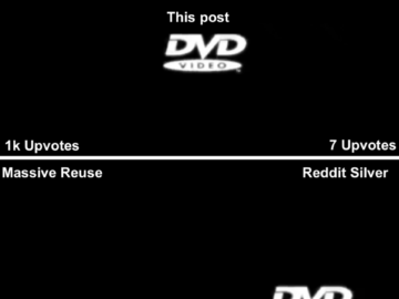 Мем с летающим логотипом dvd