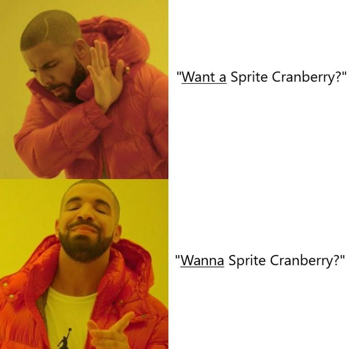 Wanna Sprite Cranberry?
