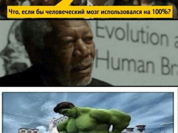 Что если бы мы использовали 100% нашего мозга?